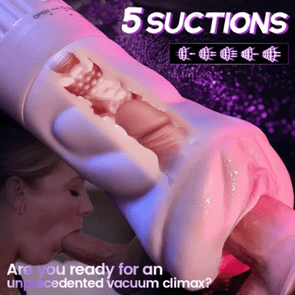 2026 New Model Beate - 5 Sucking & 10 Vibrating Vagina Masturbation Cup